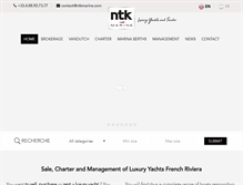 Tablet Screenshot of ntkmarine.com